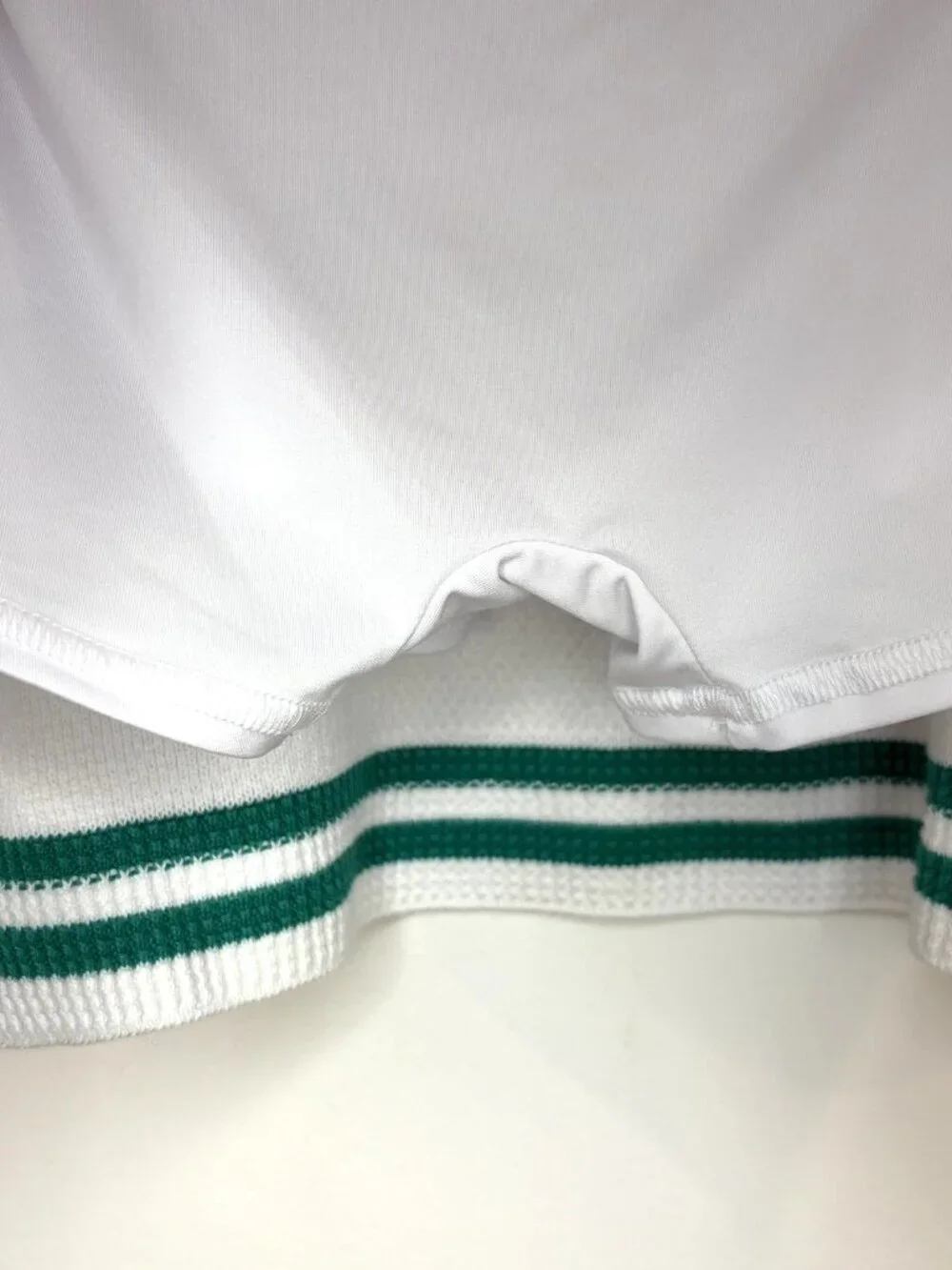 2 PC SET! Alo Yoga Tennis Club Sweater Knit Bra & Skort XXS White/Spruce Green